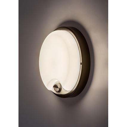 Rabalux - Aplique LED exterior con sensor LED/18W/230V IP65 negro