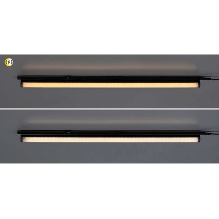 Rabalux - Lámpara LED para bajo mueble de cocina LED/8W/230V 3000/4000K negro