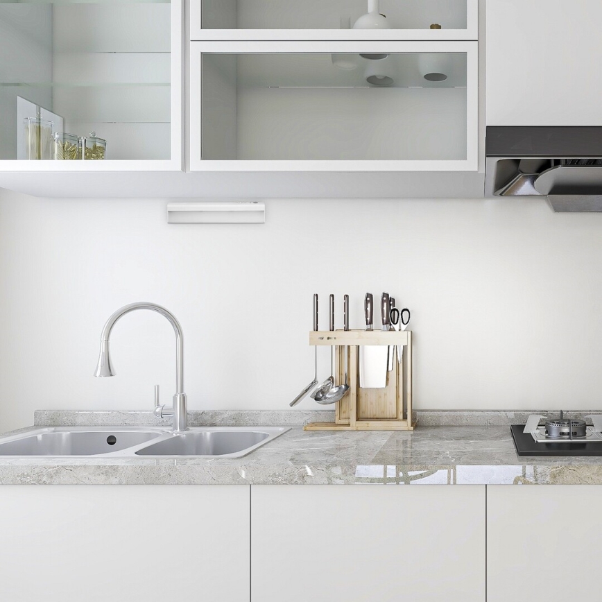 Rabalux - Lámpara LED para bajo mueble de cocina con sensor de movimiento LED/0,5W/3xAA