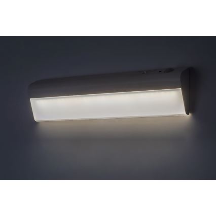 Rabalux - Lámpara LED para bajo mueble de cocina con sensor de movimiento LED/0,5W/3xAA