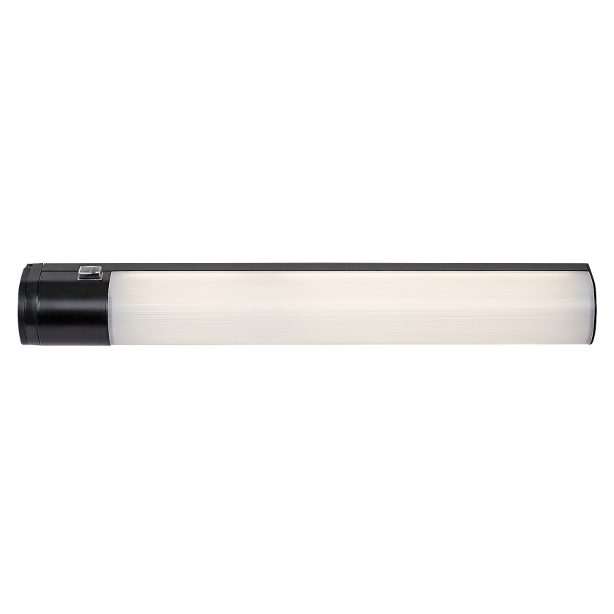 Rabalux - Iluminación LED bajo mueble con toma LED/20W/230V 4000K IP44 negro 87 cm
