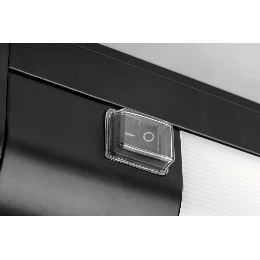 Rabalux - Iluminación LED bajo mueble con toma LED/20W/230V 4000K IP44 negro 87 cm