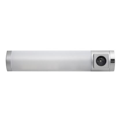 Rabalux - Lámpara LED bajo mueble de cocina con enchufe LED/5W/230V 4000K 45cm plata