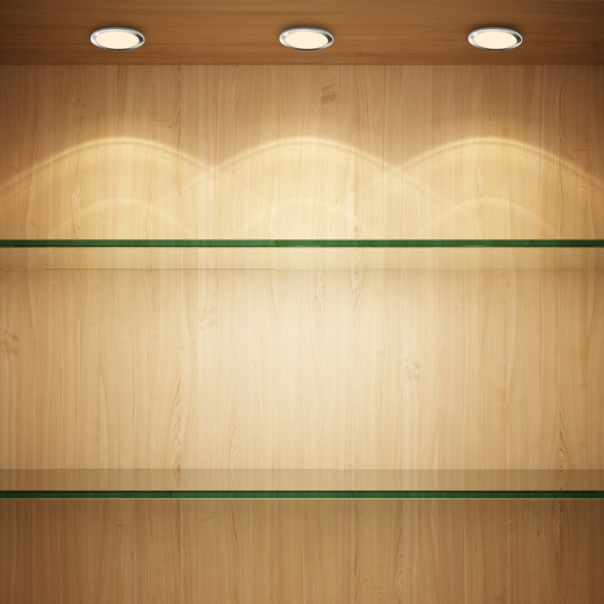 Rabalux - Juego de 3 luces LED regulables para armario LED/1W/230V 4000K