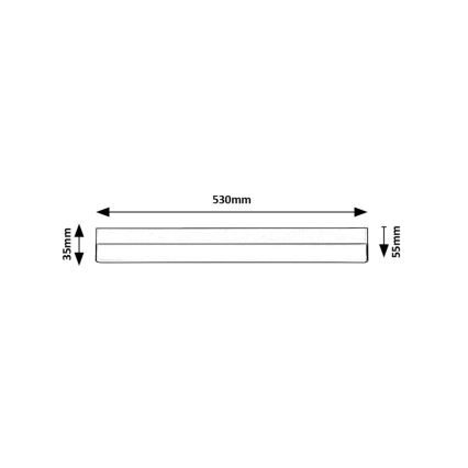 Rabalux - Lámpara LED debajo del gabinete LED/14W/230V 4000K 53 cm blanco