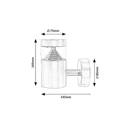 Rabalux - LED Aplique de exterior  LED/7W/230V IP54