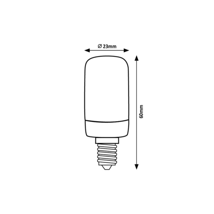 Rabalux - Bombilla LED T20 E14/2W/230V 4000K