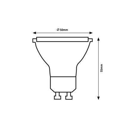 Rabalux - Bombilla LED GU10/5W/230V 4000K Clase energética A