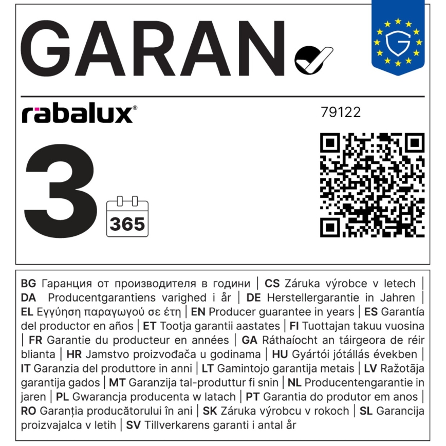 Rabalux - Bombilla LED T20 E14/6W/230V 4000K