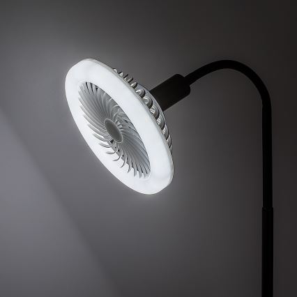 Rabalux - Bombilla LED regulable con ventilador SMD E27/16W/230V 3000-6500K + mando a distancia