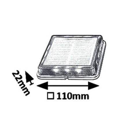 Rabalux - Luminaria LED solar para exterior LED/1,5W/3,2V 4000K 500 mAh IP67