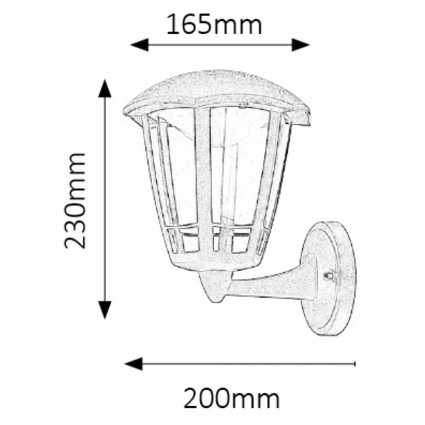 Rabalux - Aplique LED exterior LED/8W/230V IP44