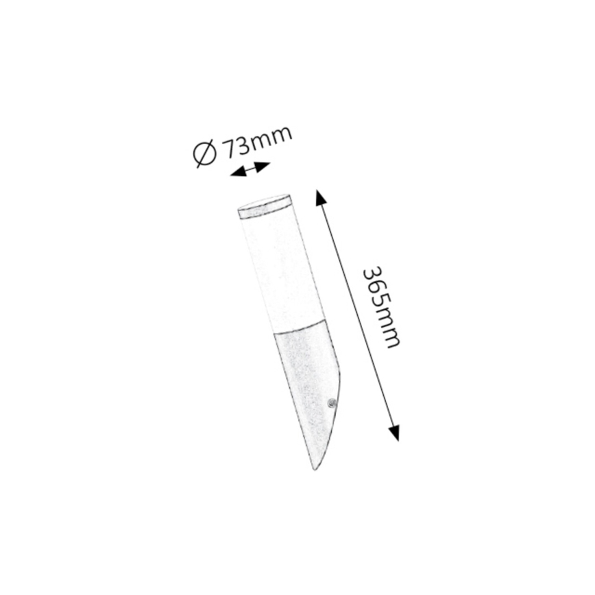 Rabalux - Aplique exterior 1xE27/25W/230V IP44