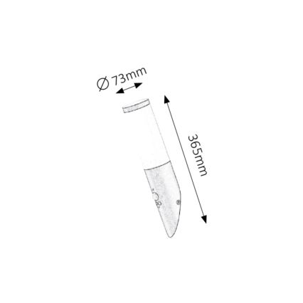 Rabalux - Lámpara de pared exterior con sensor 1xE27/25W/230V IP44