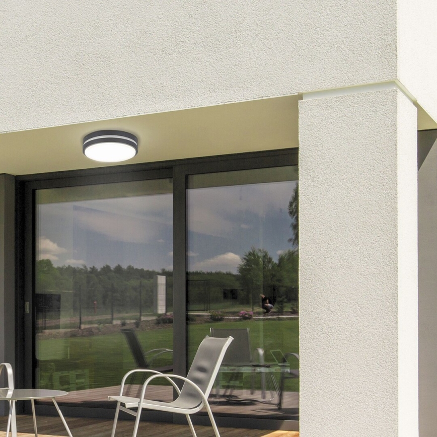 Rabalux - Lámpara de techo exterior LED HAMBURG LED/12W/230V IP44