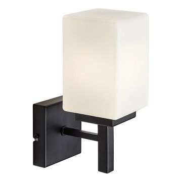 Rabalux - Aplique de baño 1xE14/10W/230V IP44 negro