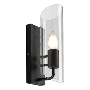 Rabalux - Aplique de baño 1xE14/12W/230V IP44 negro