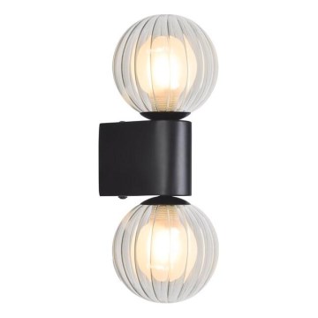 Rabalux - Aplique de baño 2xG9/3,5W/230V IP44 negro