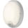 Rabalux - Aplique de pared LED para exterior con sensor, 18 W, 230 V, IP65, blanco