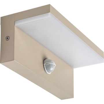 Rabalux - Aplique LED de pared para exterior con sensor LED/9W/230V IP54 beige