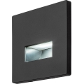 Rabalux - Aplique LED para escalera LED/1W/230V 3000/4500/6500K negro
