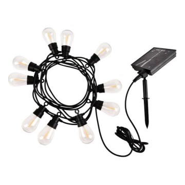 Rabalux - Cadena solar LED LED/3,6W/3,7V 6,5 m 1200mAh IP44