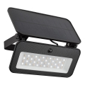 Rabalux - Foco solar LED con sensor LED/8W/3,7V 3000/4000/6500K IP65 2600 mAh