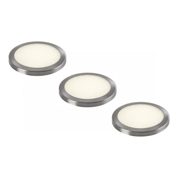 Rabalux - Juego de 3 luces LED regulables para armario LED/1W/230V 4000K