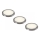 Rabalux - Juego de 3 luces LED regulables para armario LED/1W/230V 4000K