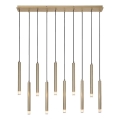 Rabalux - Lámpara colgante 10xG9/5W/230V dorado