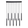 Rabalux - Lámpara colgante 10xG9/5W/230V negro