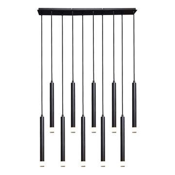Rabalux - Lámpara colgante 10xG9/5W/230V negro