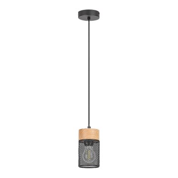 Rabalux - Lámpara colgante 1xE27/25W/230V haya