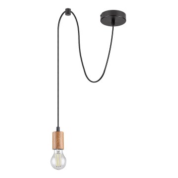 Rabalux - Lámpara colgante 1xE27/60W/230V haya