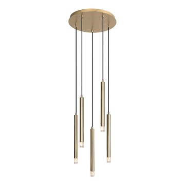 Rabalux - Lámpara colgante 5xG9/5W/230V dorado