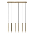 Rabalux - Lámpara colgante 6xG9/5W/230V dorado