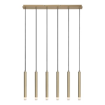 Rabalux - Lámpara colgante 6xG9/5W/230V dorado