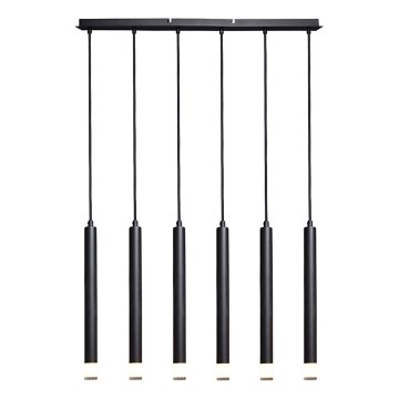 Rabalux - Lámpara colgante 6xG9/5W/230V negro