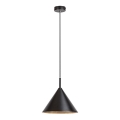 Rabalux - Lámpara colgante con cable 1xE27/40W/230V Ø 25 cm negra