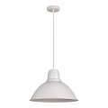 Rabalux - Lámpara colgante con cable 1xE27/60W/230V Ø 36 cm blanca