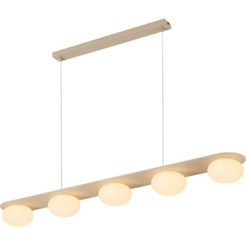 Rabalux - Lámpara colgante con cable 5xG9/25W/230V