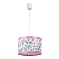 Rabalux - Lámpara colgante infantil 1xE27/40W/230V rosa