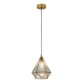 Rabalux - Lámpara de araña de cristal Tiffany en una cadena 1xE14/40W/230V dorado