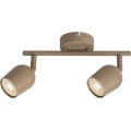 Rabalux - Lámpara de focos 2xGU10/15W/230V beige