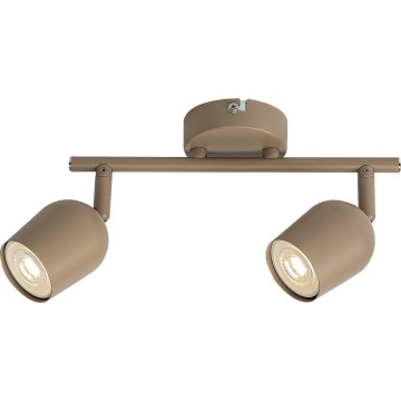 Rabalux - Lámpara de focos 2xGU10/15W/230V beige