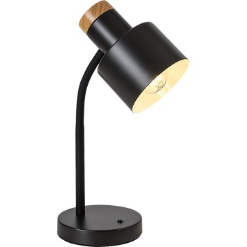 Rabalux - Lámpara de mesa 1xE27/20W/230V negra