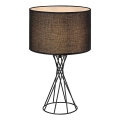 Rabalux - Lámpara de mesa 1xE27/40W/230V negra
