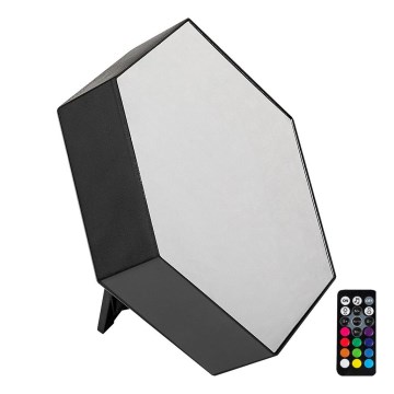 Rabalux - Lámpara de mesa LED RGB regulable LED/1W/5V/3xAA + mando a distancia