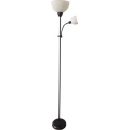 Rabalux - Lámpara de pie 1xE27/60W/230V + 1xE14/25W negra