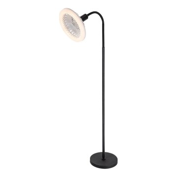 Rabalux - Lámpara de pie LED regulable con ventilador 1xE27/16W/230V 3000-6500K + mando a distancia
